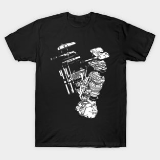 Exploded Shovel T-Shirt